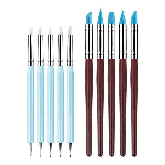 Polymer Clay Clay Silicone Pen Diamond Pen Clay Tools 10-piece Set