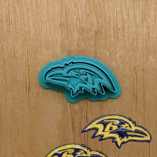 Baltimore Ravens Cookie Cutter & Stamp Set