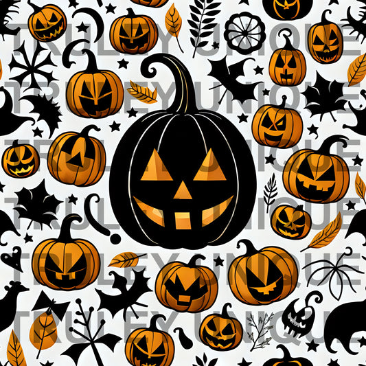 Halloween Pumpkin Pattern