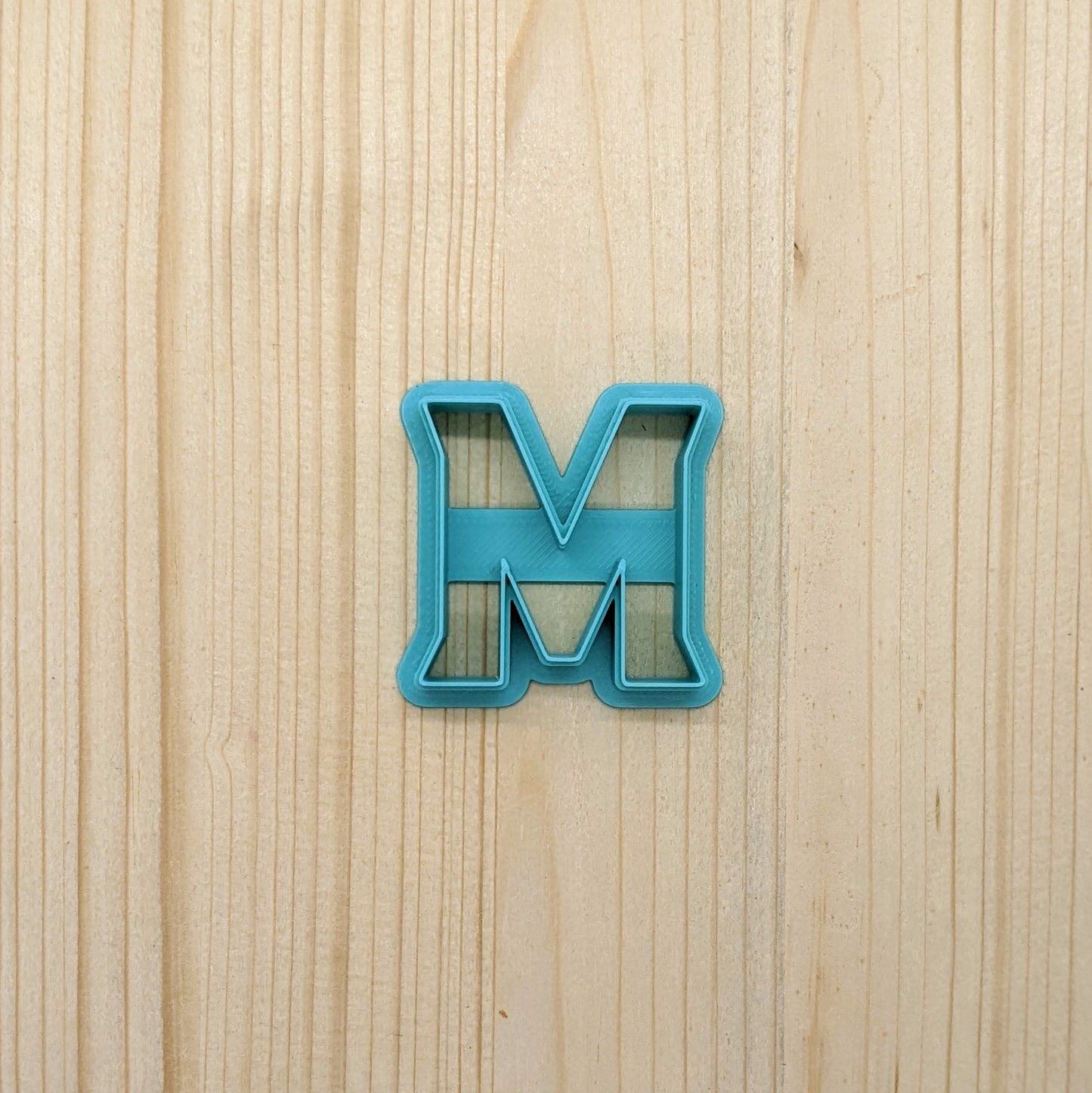University of Maryland M Cookie Cutter for Cookies, Ceramics, Pottery, Polymer Clay, Fondant - Multi-Medium Craft & Baking Tool