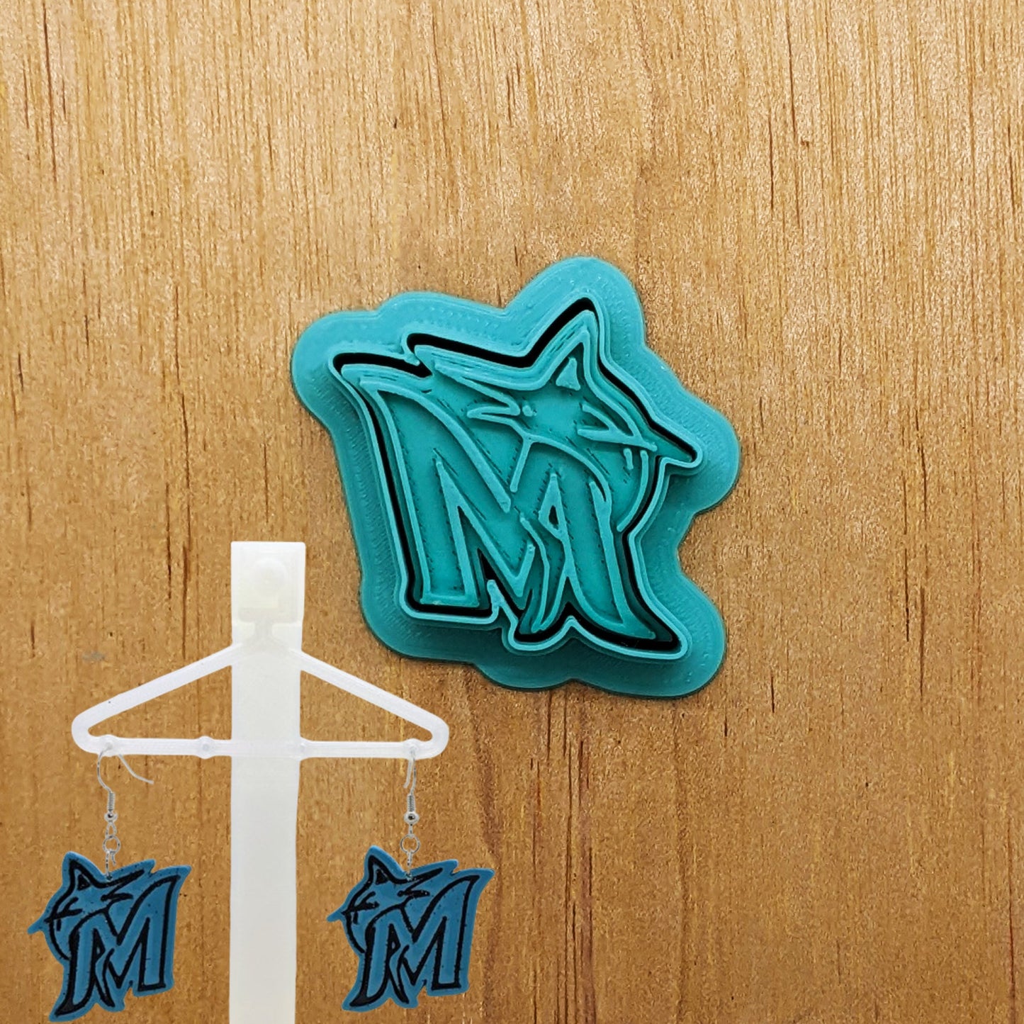 Miami Marlins Cookie Cutter & Stamp Set