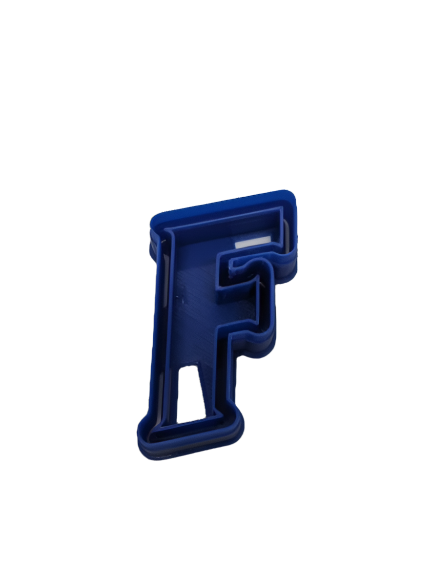 Florida Gators F Logo Cookie Cutter: Ideal for Cookies, Ceramics, Pottery, Polymer Clay, and Fondant