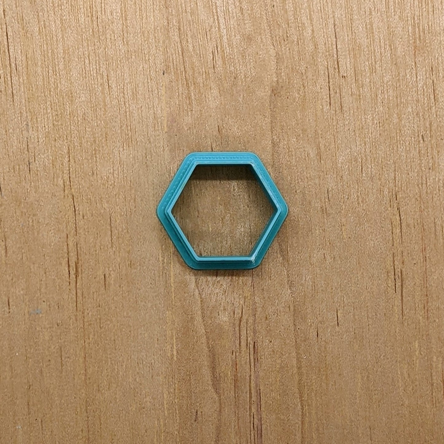 Hexagon Shape Cookie Cutter for Cookies, Ceramics, Pottery, Polymer Clay, Fondant - Multi-Medium Craft & Baking Tool