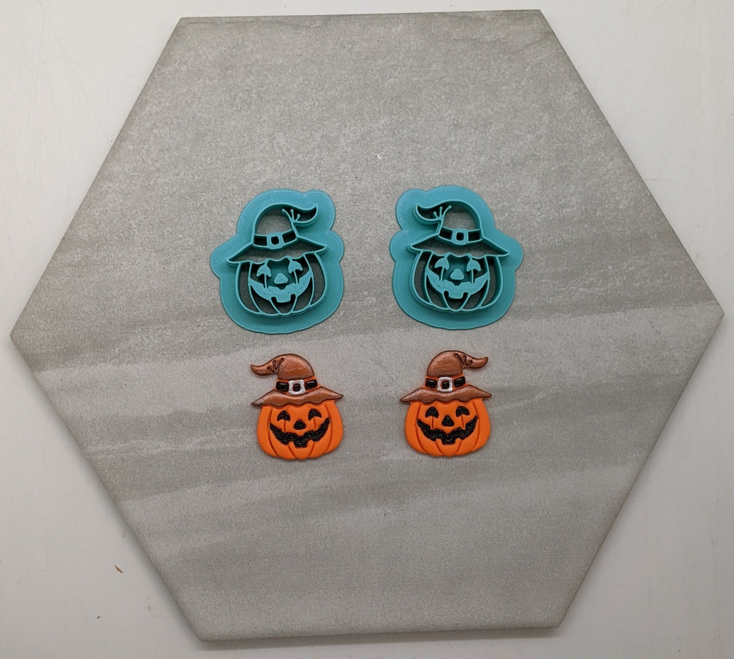 Jack'o Witch Pumpkin Cookie Cutter for Cookies, Ceramics, Pottery, Polymer Clay, Fondant & More