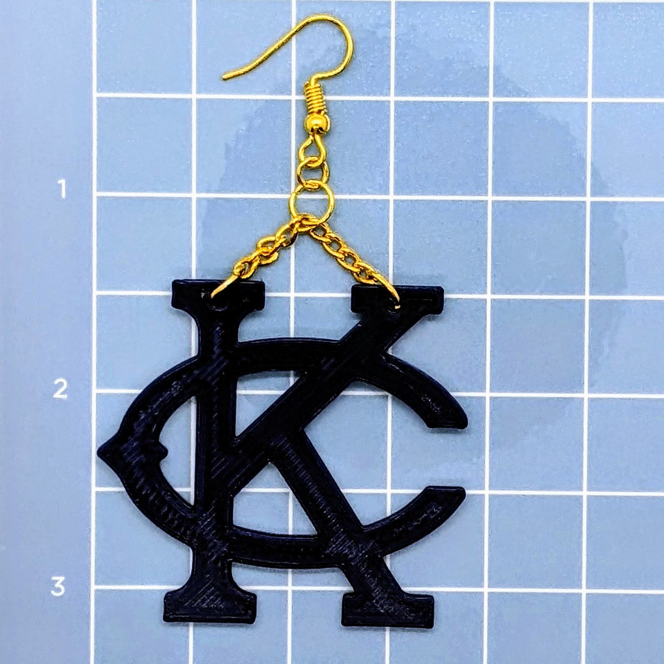 Kansas City Monarchs KC Statement Earrings