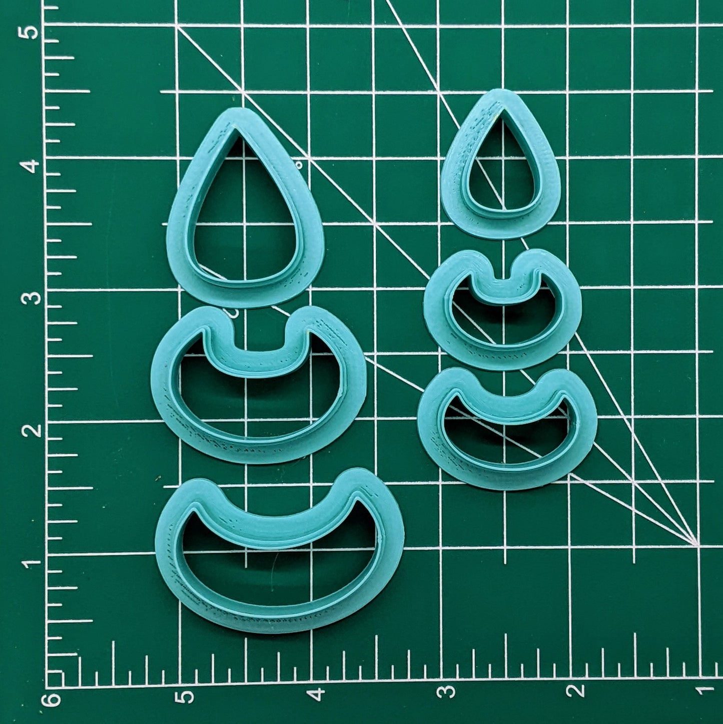 Teardrop on Crescents 3 Piece Cutter Set