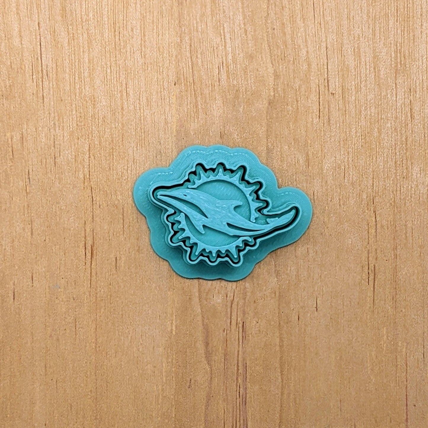 Miami Dolphins Cookie Cutter & Stamp Set