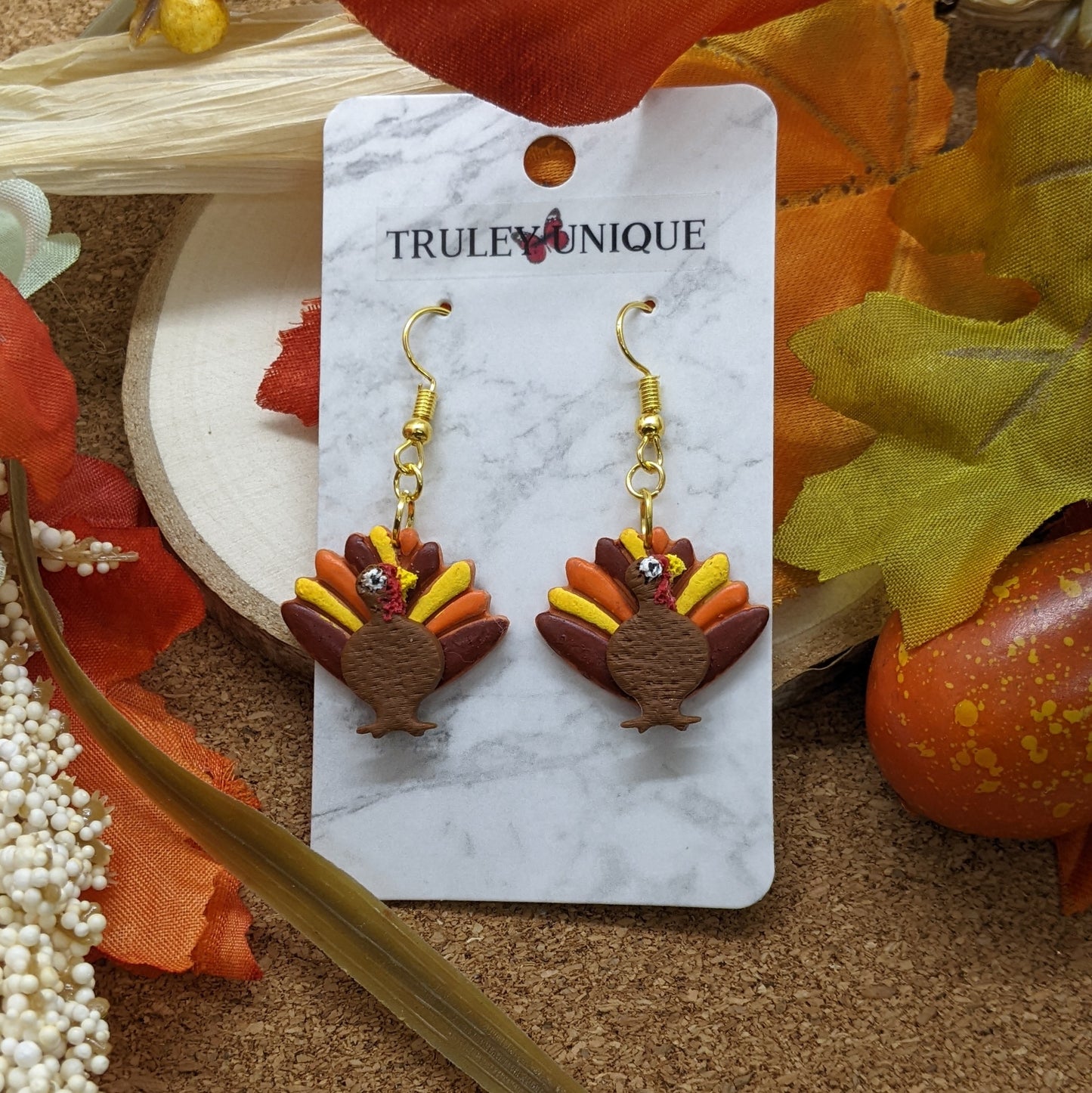 Turkey and Feathers, 2 Piece, Cookie/Clay Cutter Set