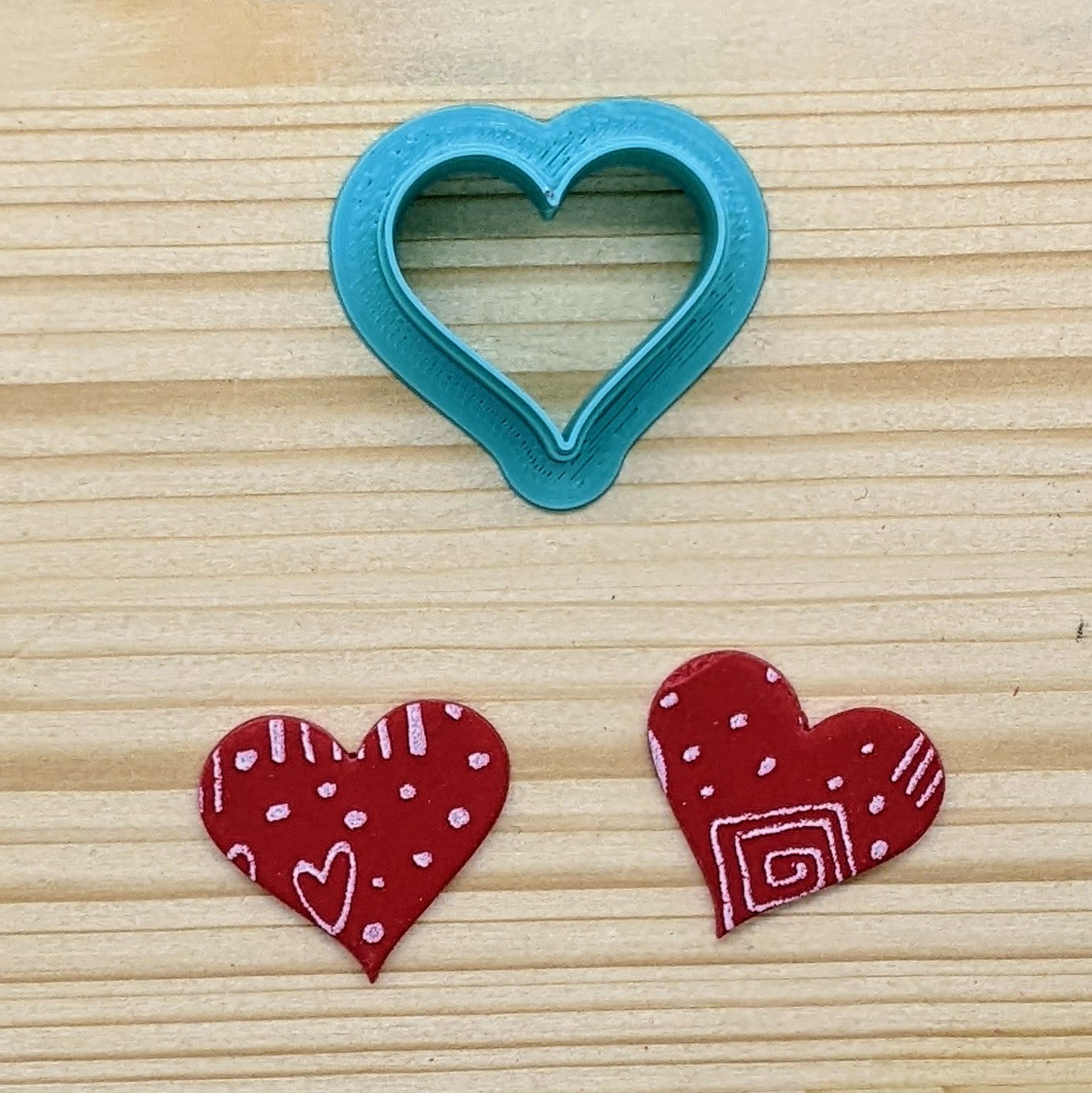 Heart Shape Cookie/Clay Cutter | Style C