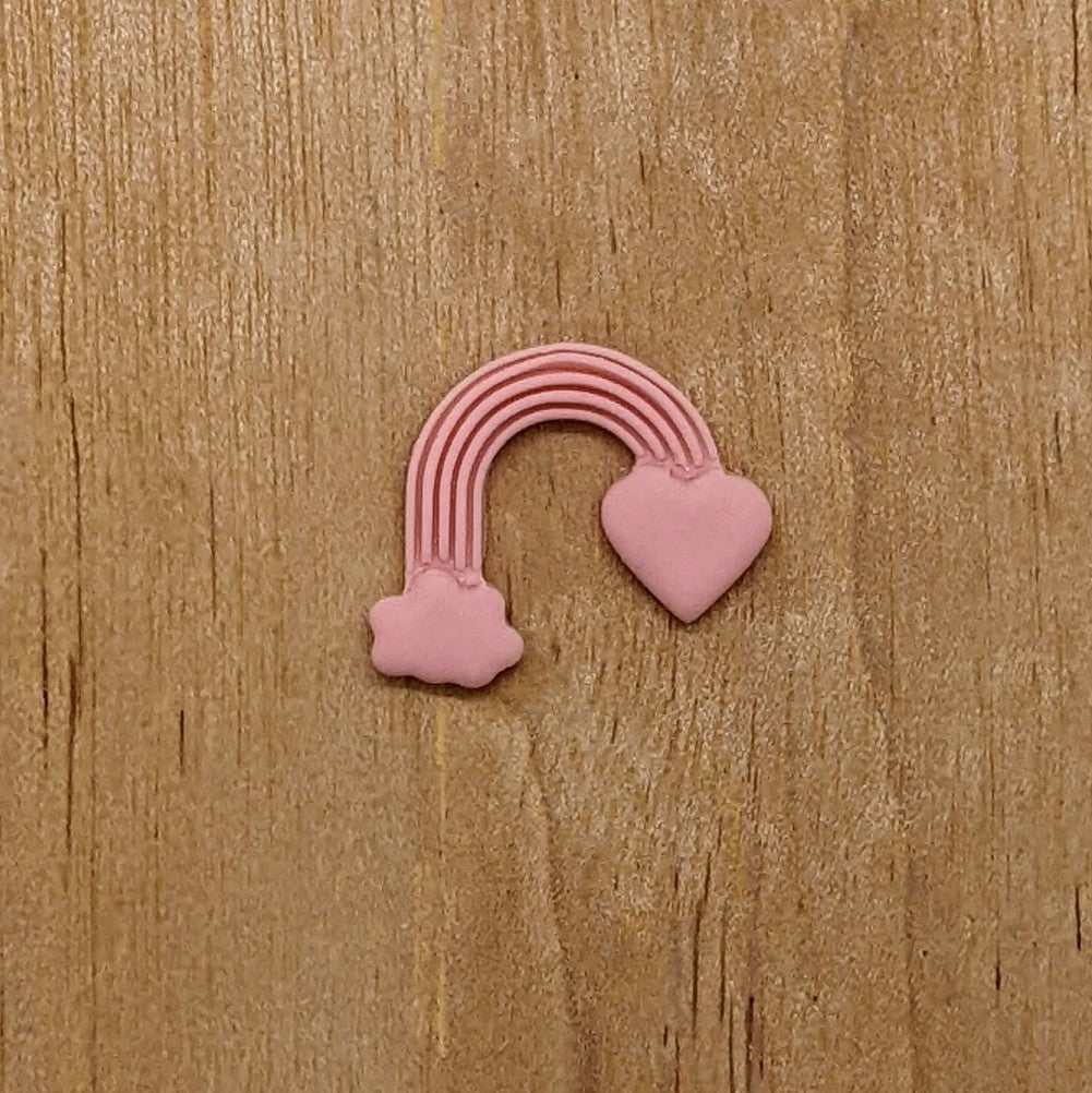 Love in the Clouds Rainbow Cookie Cutter/Clay Cutter