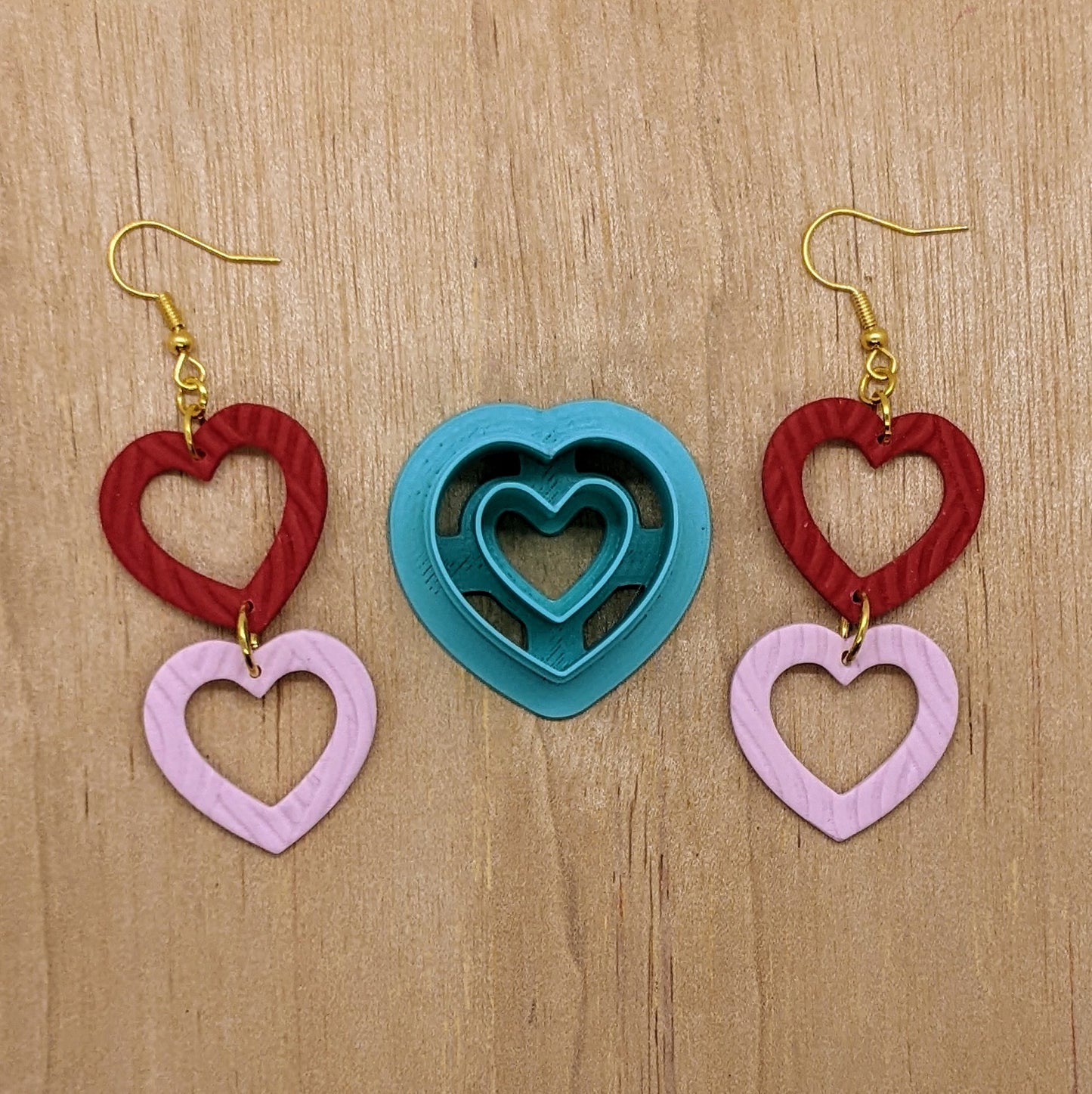 Heart Hoop Cookie Cutter: Ideal for Cookies, Ceramics, Pottery, Polymer Clay, and Fondant