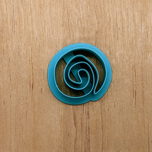 Organic Swirl Cutter for Ceramics, Pottery, Polymer Clay & Fondant - Multi-Medium Crafting Tool