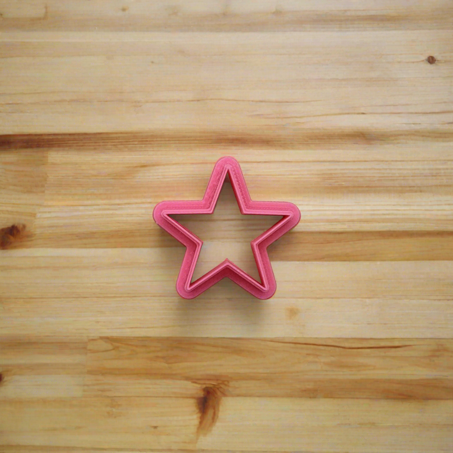 Star Shape Cutter for Cookies, Ceramics, Pottery, Polymer Clay, Fondant - Multi-Medium Craft & Baking Tool
