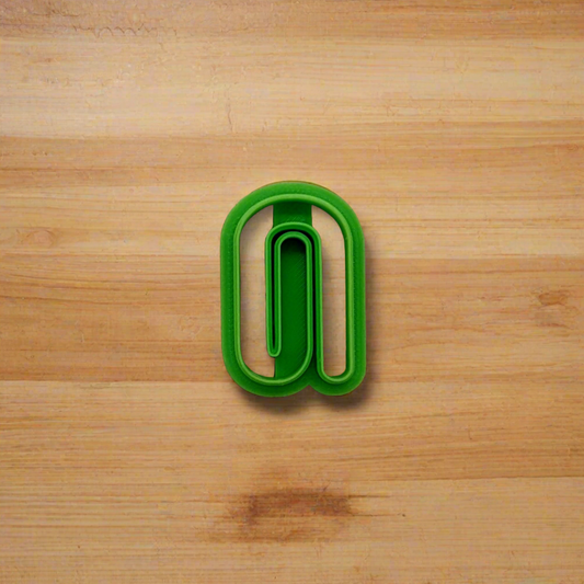 Paperclip Cookie Cutter: Ideal for Cookies, Ceramics, Pottery, Polymer Clay, & Fondant