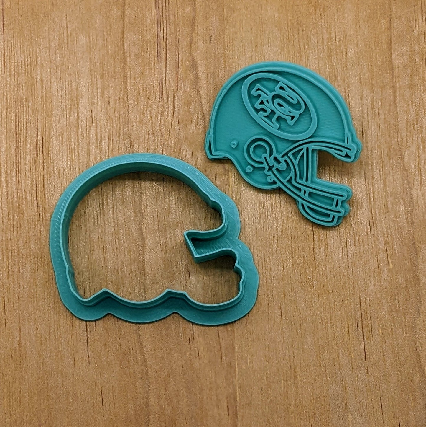 San Francisco 49ers Football Helmet Cookie Cutter & Stamp Set