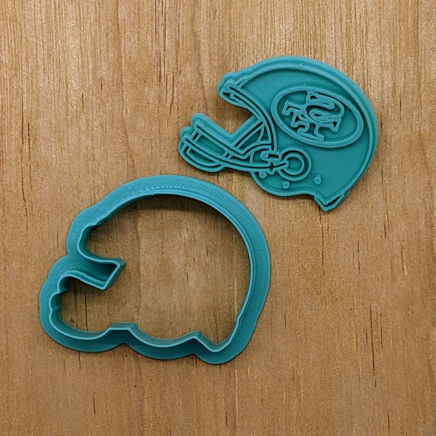 San Francisco 49ers Football Helmet Cookie Cutter & Stamp Set