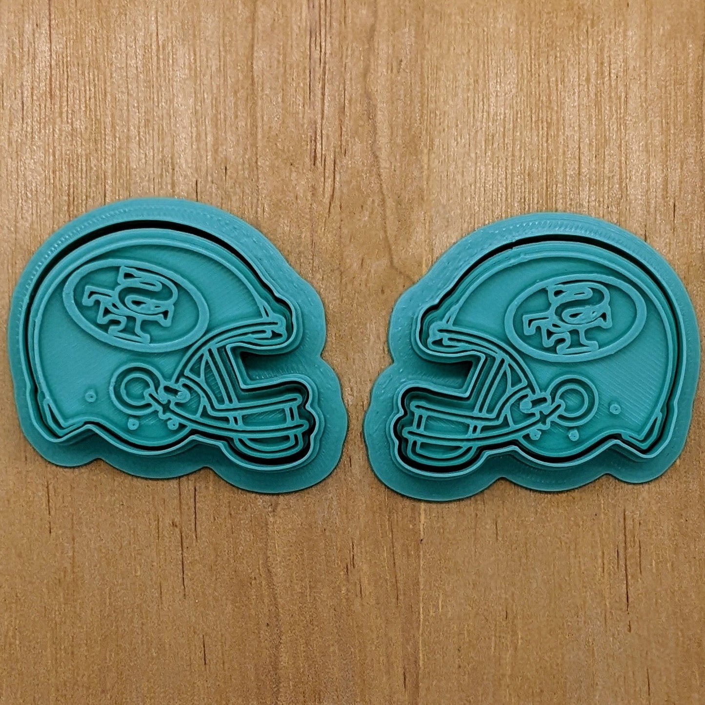 San Francisco 49ers Football Helmet Cookie Cutter & Stamp Set
