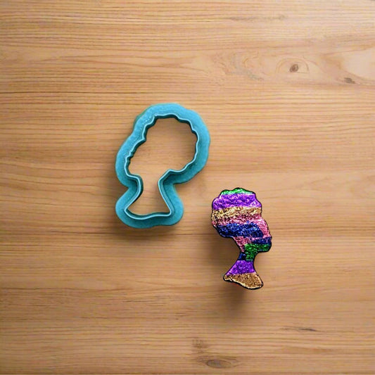 African Woman Silhouette Cookie/Clay Cutter