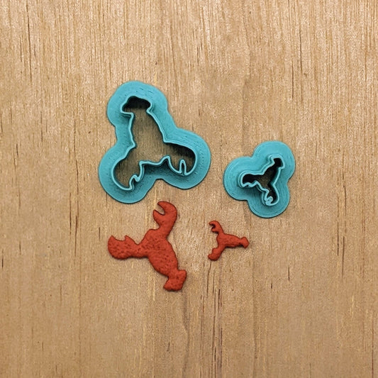 Lobster Outline Cookie Cutter for Cookies, Ceramics, Pottery, Polymer Clay, Fondant - Multi-Medium Craft & Baking Tool