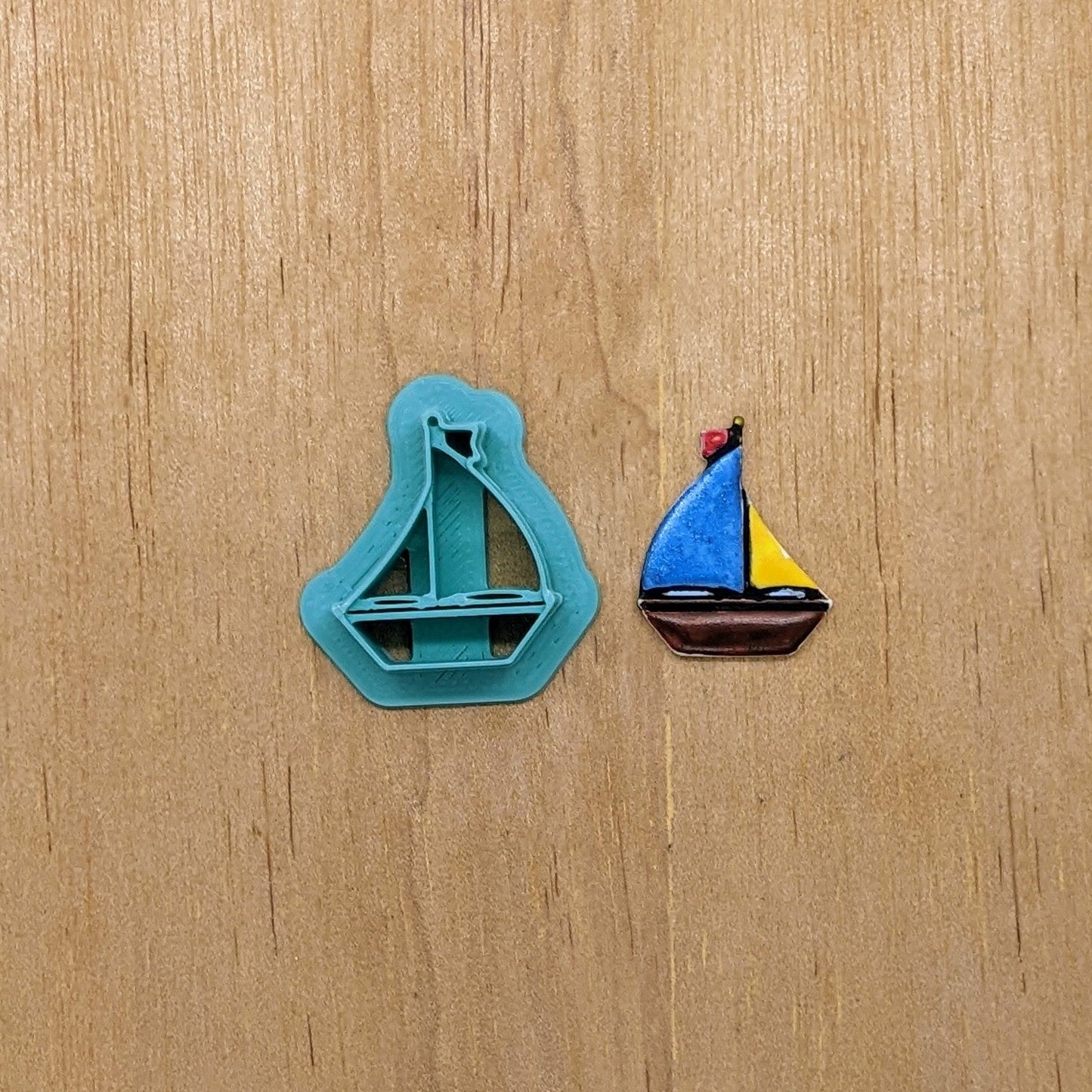 Sailboat Cookie Cutter, Nautical-themed Clay and Baking Tool