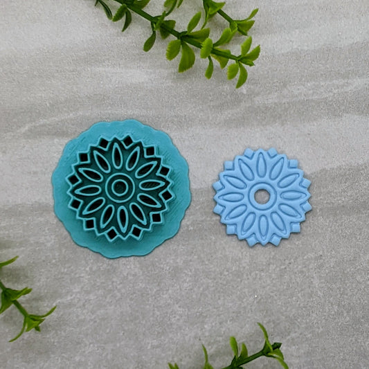 Mandala Flower Cookie/Clay Cutter | Style A