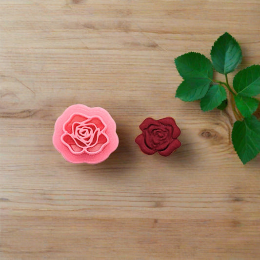 Rose Flower Cookie Cutter: Versatile Tool for Ceramics, Pottery, Cookies, Polymer Clay & More