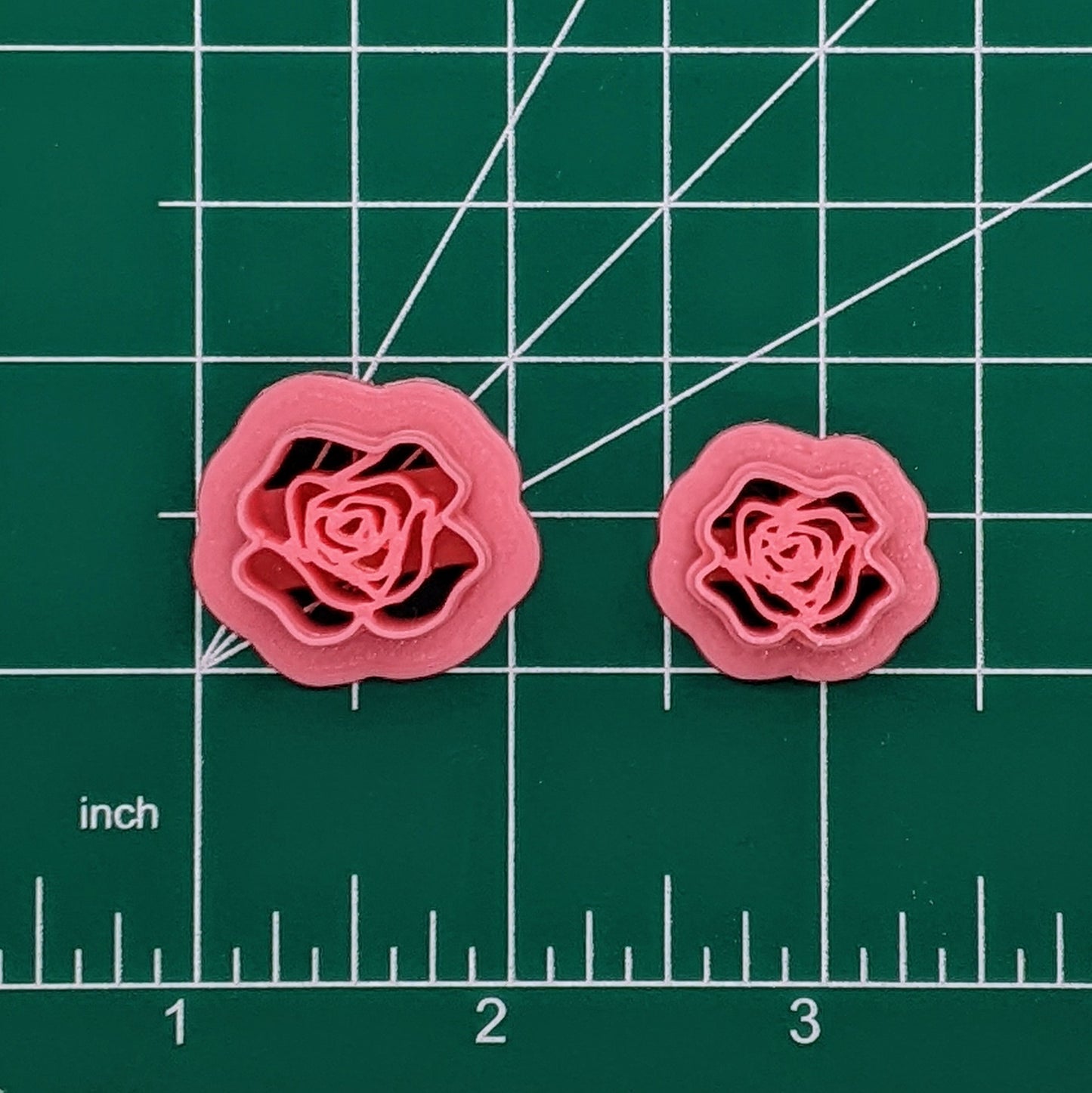 Rose Flower Cookie Cutter: Versatile Tool for Ceramics, Pottery, Cookies, Polymer Clay & More