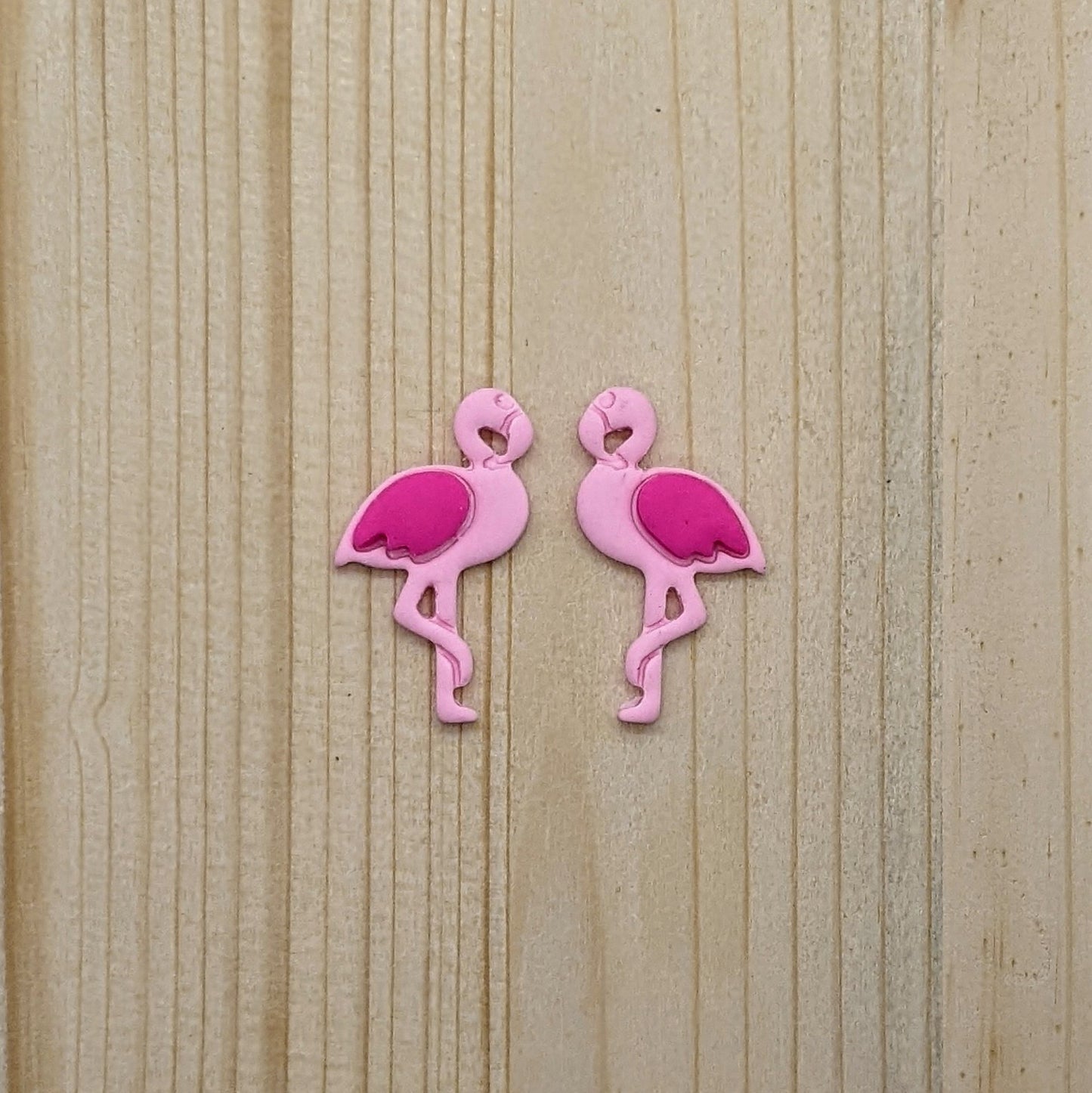 Flamingo and Wing 2 Piece Cutter Set for Cookies, Ceramics, Pottery, Polymer Clay, Fondant - Multi-Medium Craft & Baking Tool