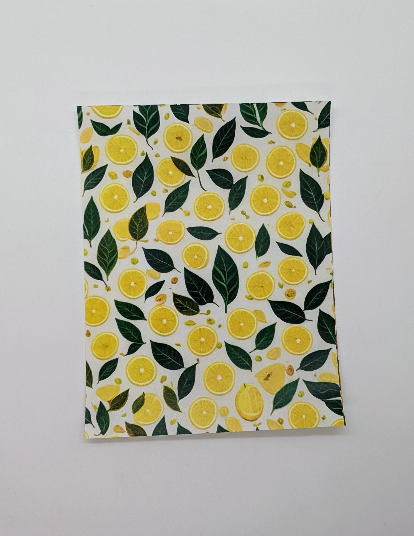 Lemons & Leaves Water-Soluble Transfer Sheet