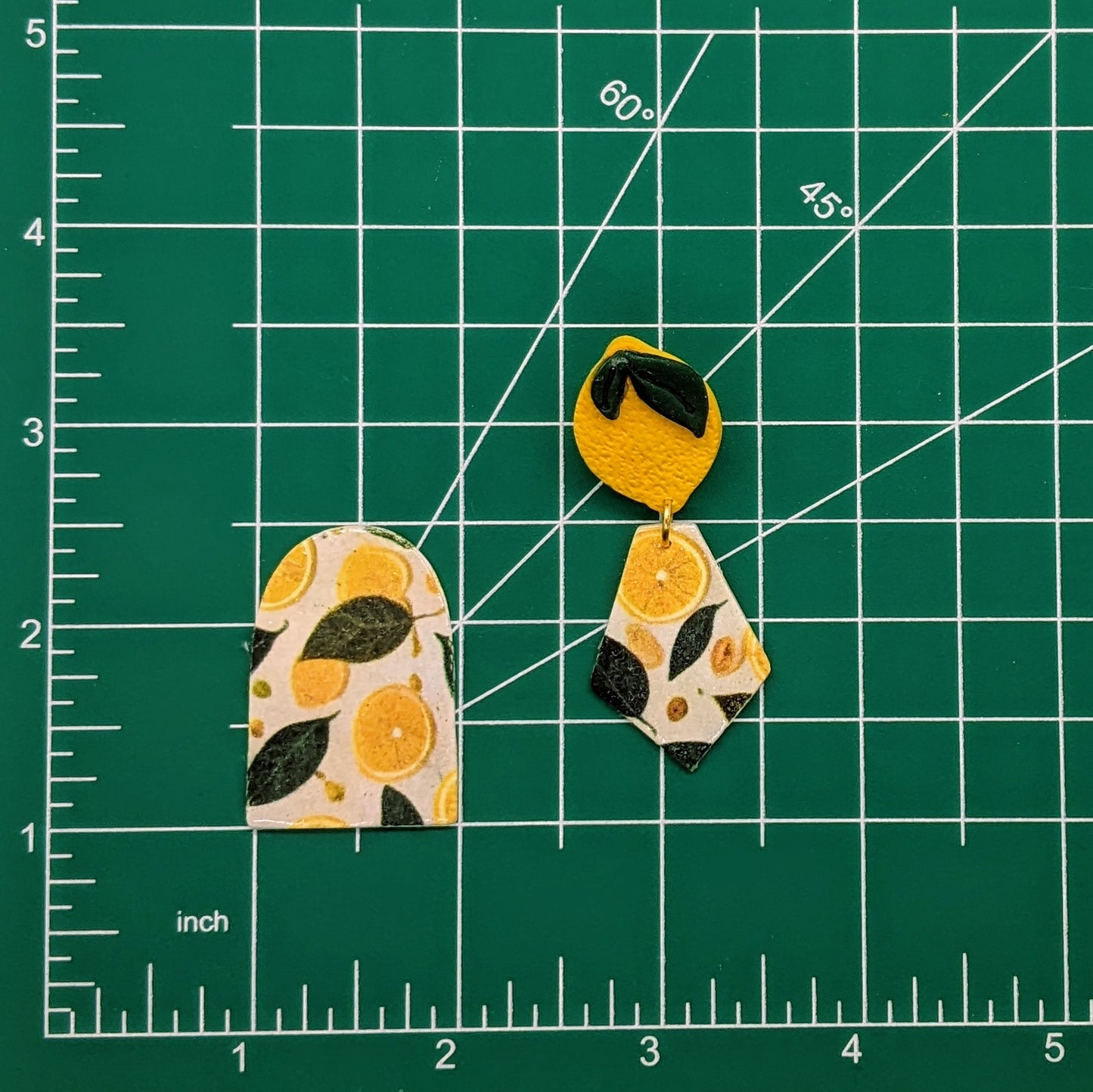 Lemons & Leaves Water-Soluble Transfer Sheet