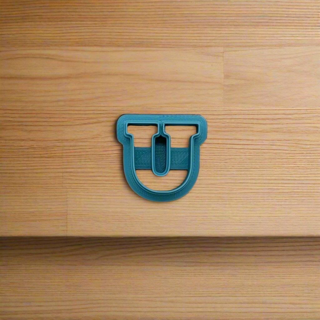 Letter U for University Cookie Cutter: Versatile Tool for Cookies, Ceramics, Pottery, Fondant, and More