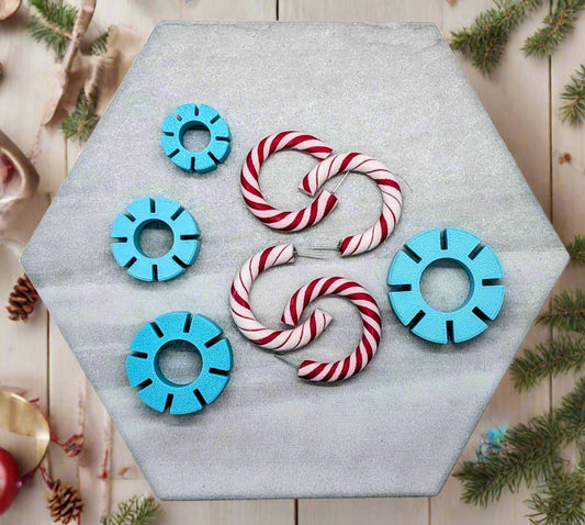 Polymer Clay Hoop Earring Guides – Perfect for Crafting Earrings with Precision