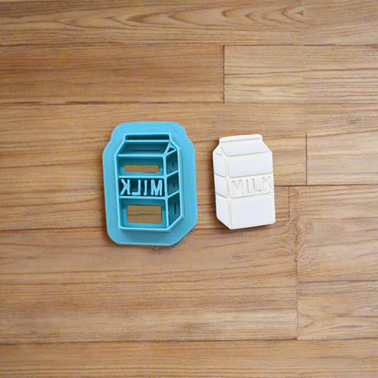 Milk Carton Cookie Cutter: Ideal for Cookies, Ceramics, Pottery, Polymer Clay, Fondant - Multi-Medium Craft & Baking Tool