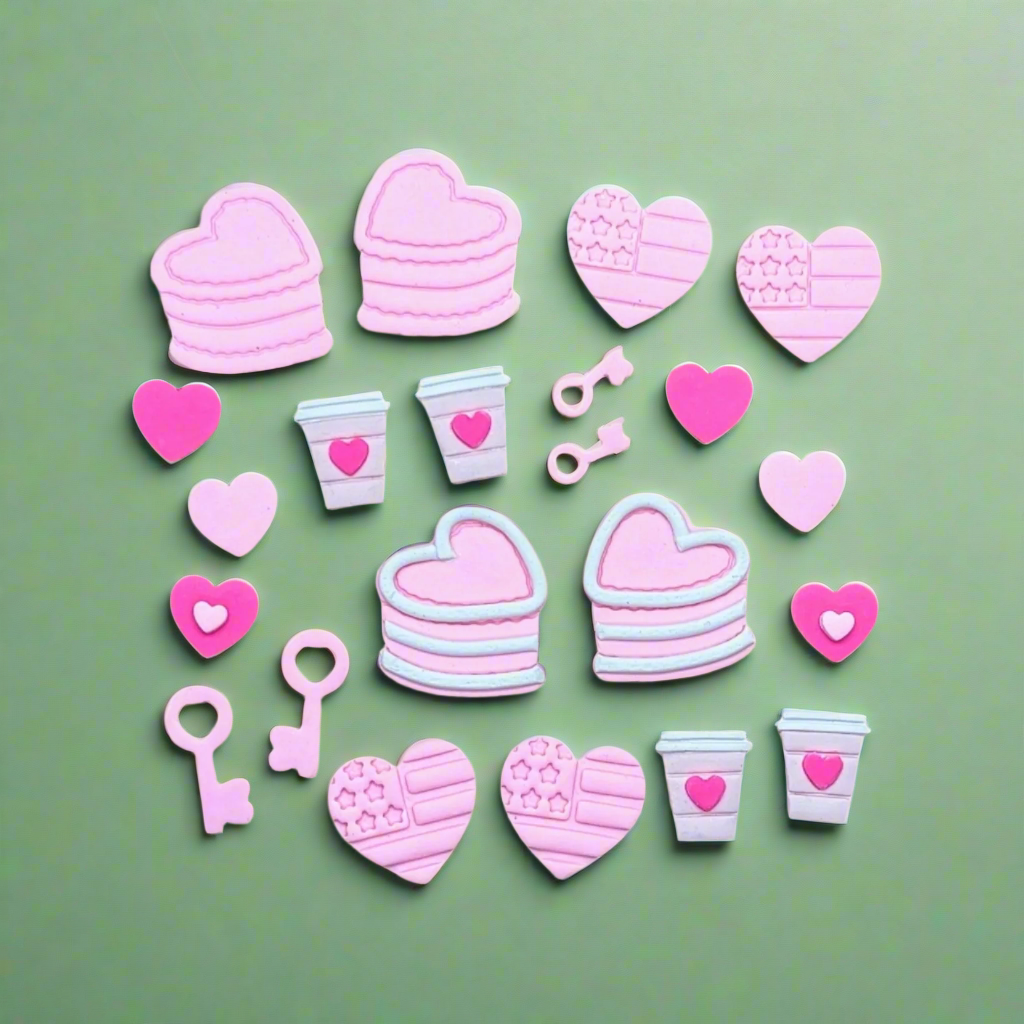 Heart Shaped Cake Cookie Cutter: Ideal for Cookies, Ceramics, Pottery, Polymer Clay, and Fondant