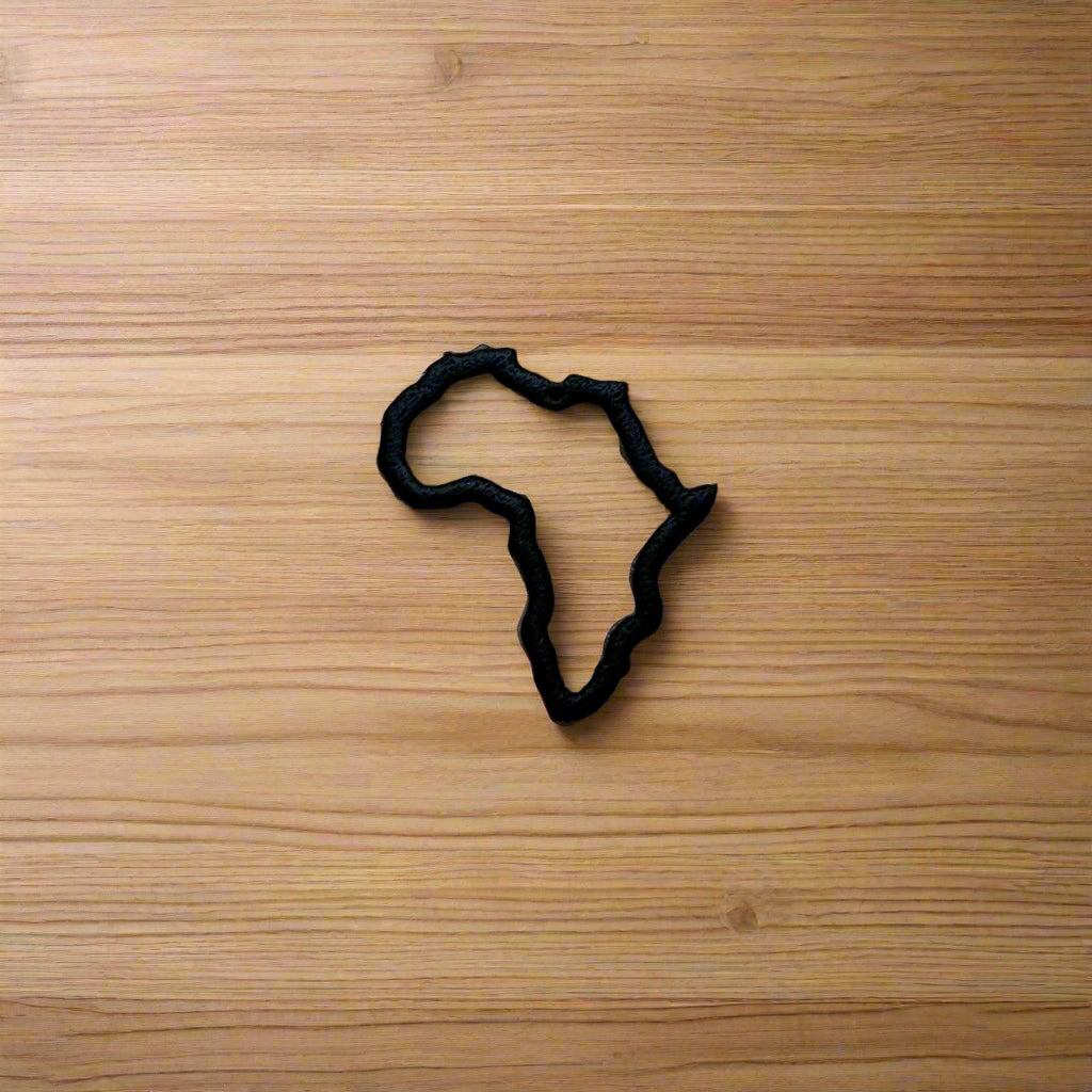 Africa Map Hoop Cutter: Ideal for Ceramics, Pottery, Polymer Clay, and Fondant