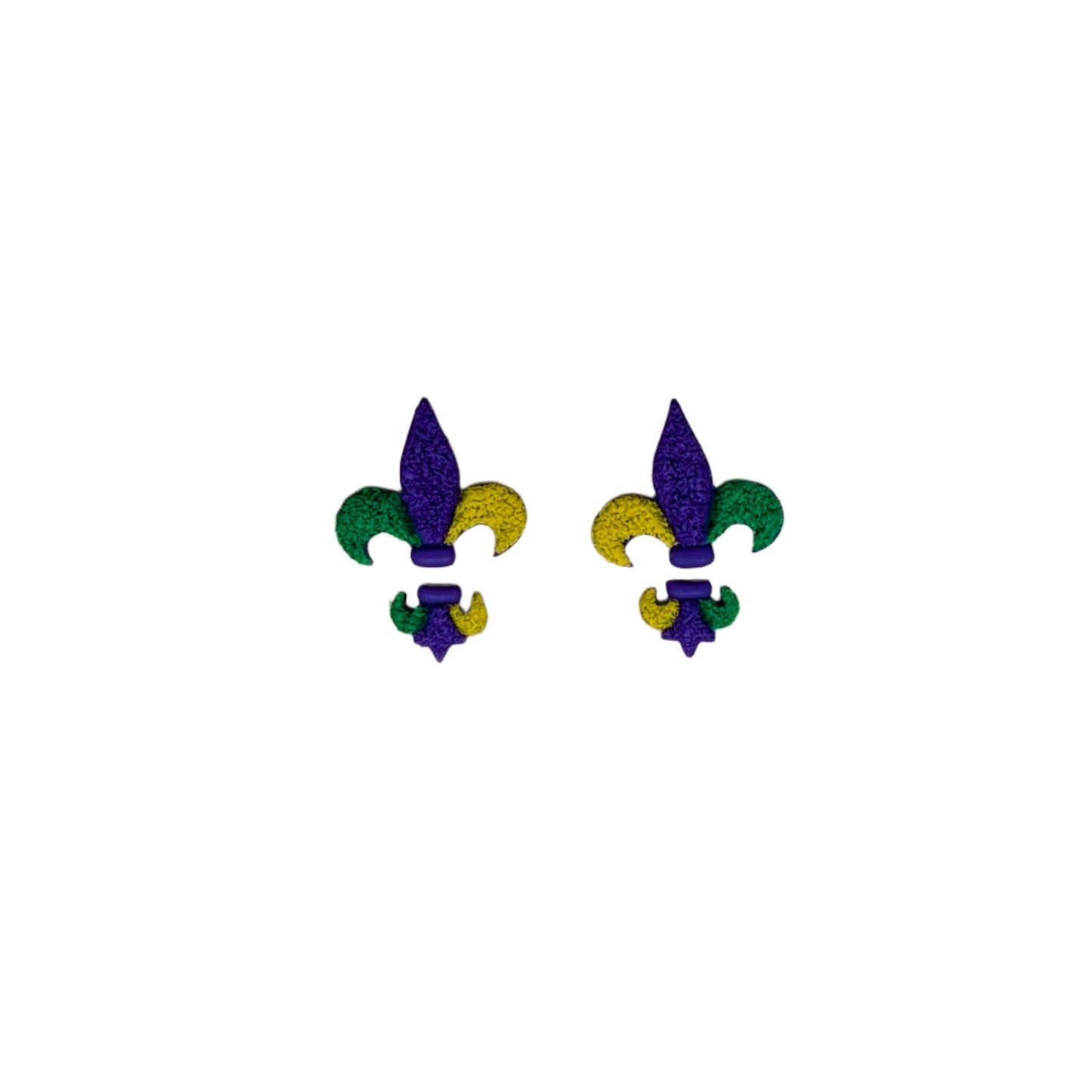 Fleur De Lis 2-Piece All-in-One Cutter: Idea for Fondant, Ceramics, Pottery & Polymer Clay Earrings