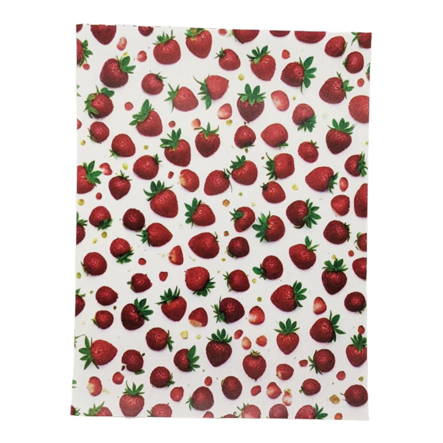 Tiny Strawberries & Pieces Water-Soluble Transfer Sheet