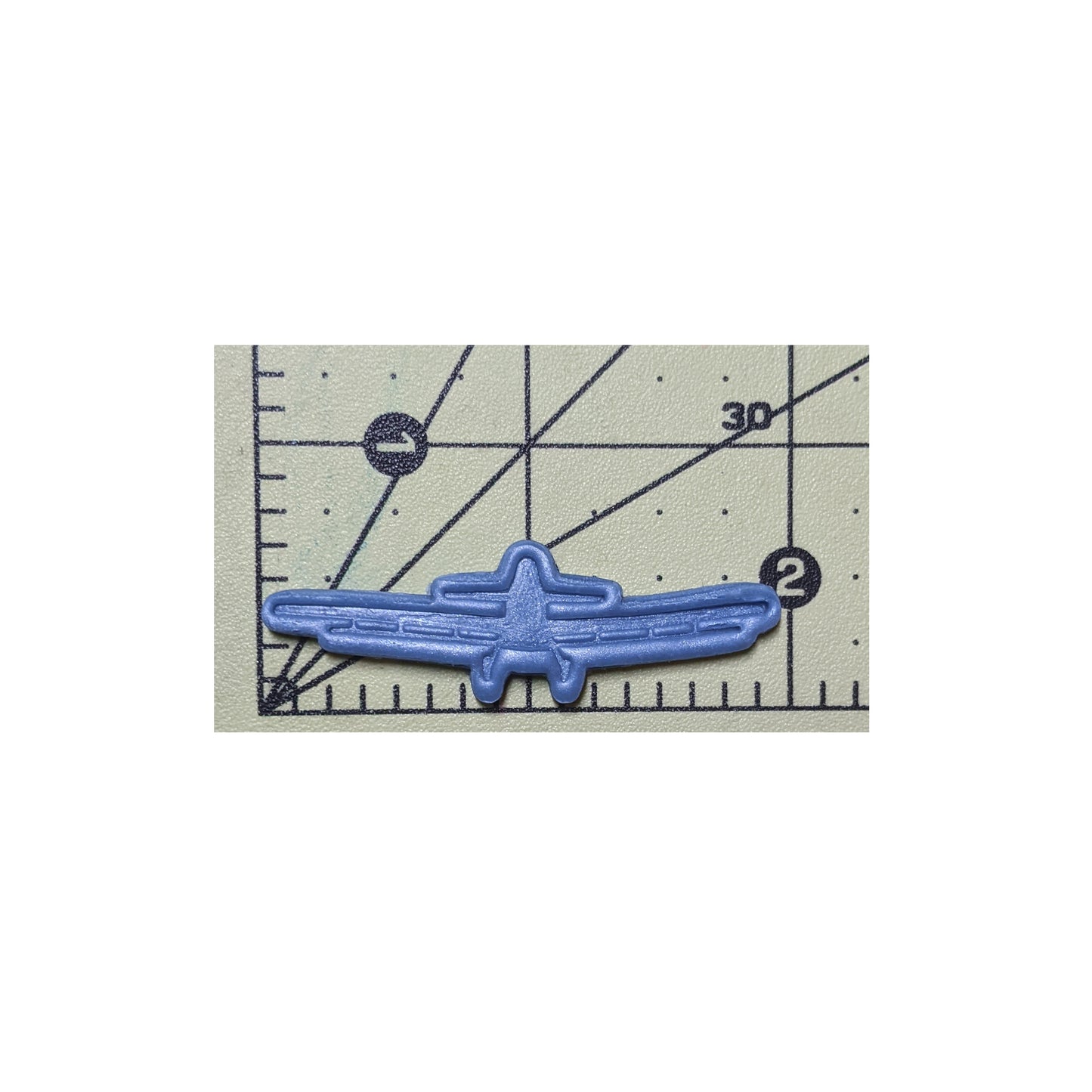 Crop Duster Airplane Cookie Cutter & Stamp Set