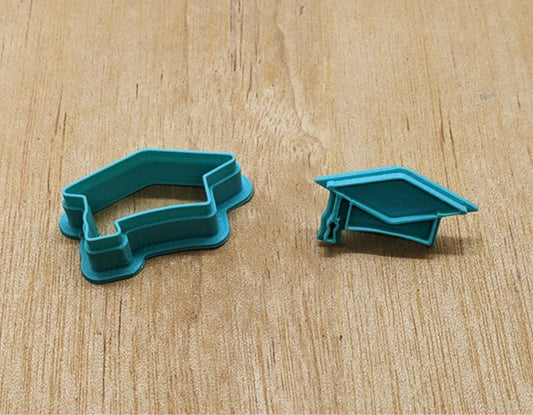 Graduation Hat Cookie Cutter & Embossing Stamp