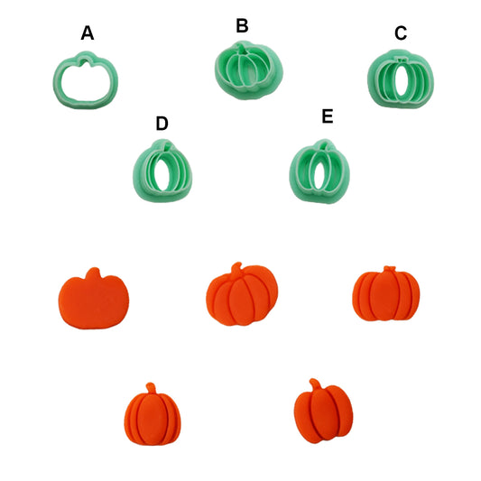 Pumpkin Cookie Cutter/Clay Cutter, 5 Style Options