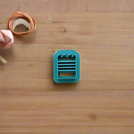 Spiral Notepad Cookie Cutter: Versatile Tool for Cookies, Ceramics, Pottery, Fondant, and More