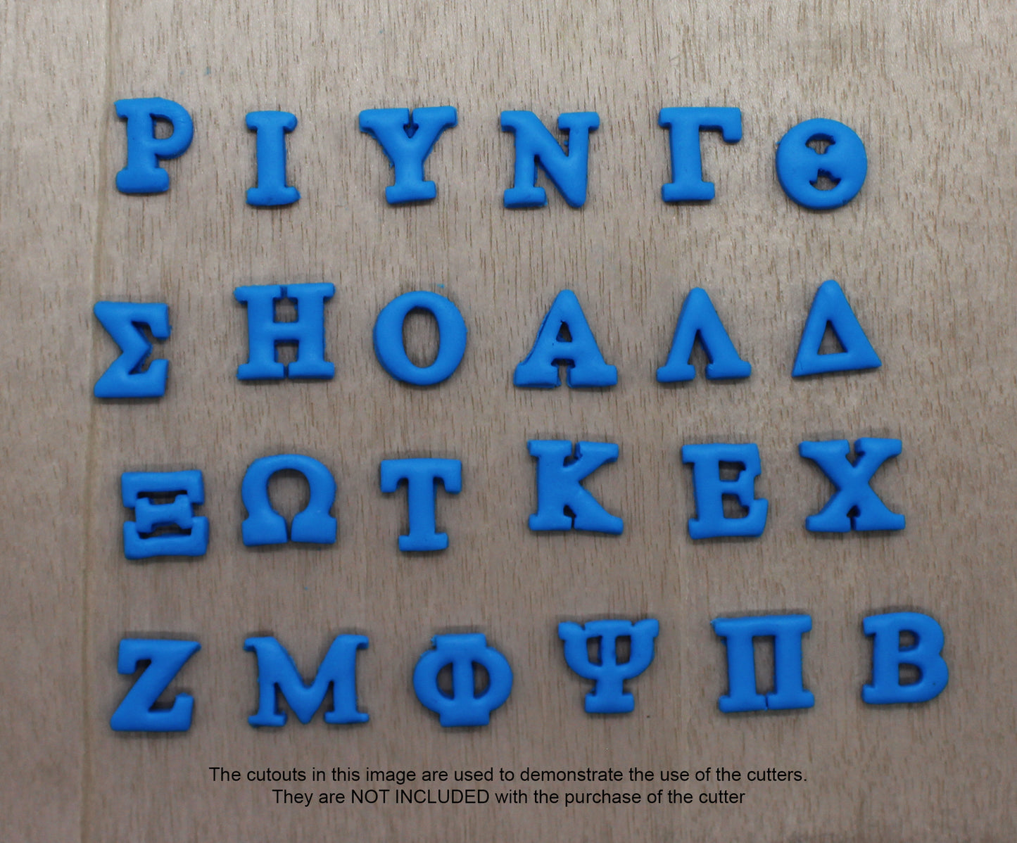 Greek Letter Cutter with 24 Character Options