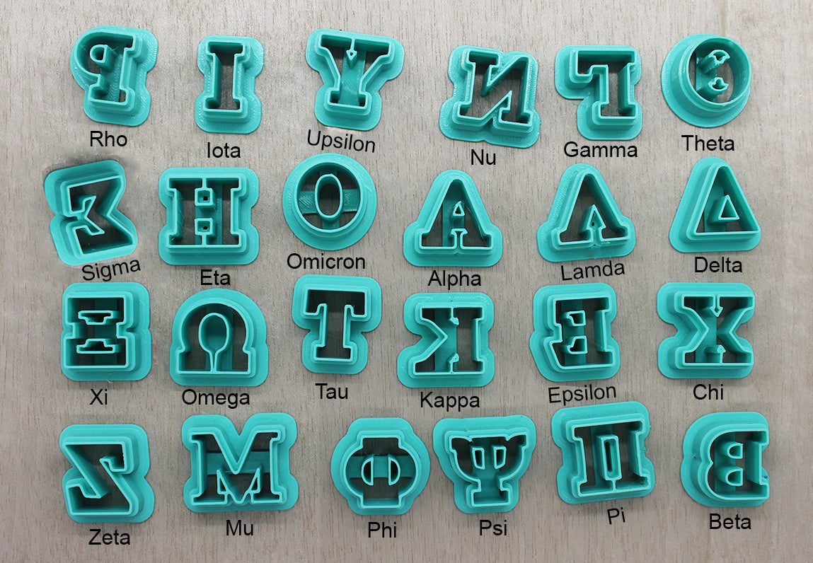 Greek Letter Cutter with 24 Character Options