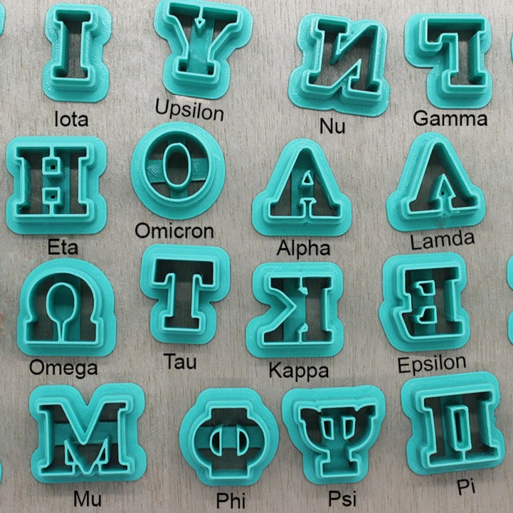 Greek Letter Cutter with 24 Character Options