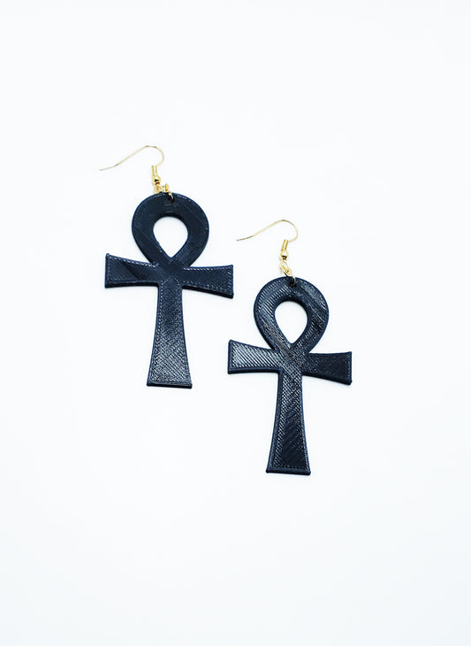 Ankh African Earrings