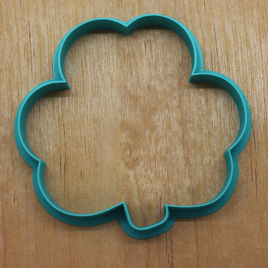 Chunky Shamrock Cookie Cutter - Ideal for Cookies, Ceramics, Pottery, Polymer Clay, Fondant & More