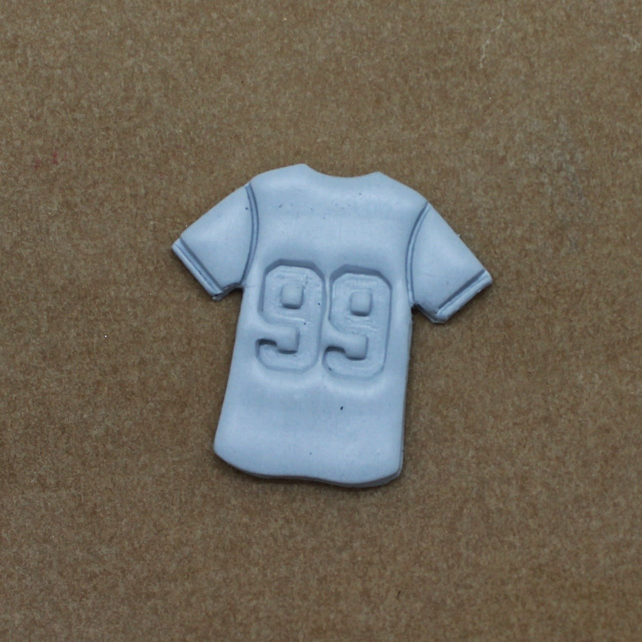 Baseball Jersey Cookie Cutter/Clay Cutter, Customizable Player Number Option