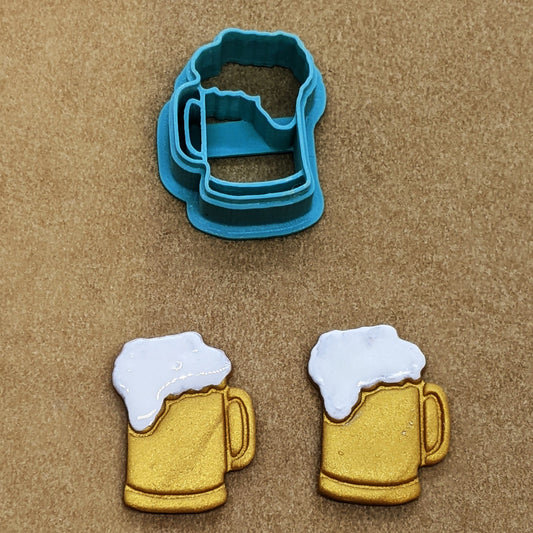 Foaming Beer Mug Cookie/Clay Cutter