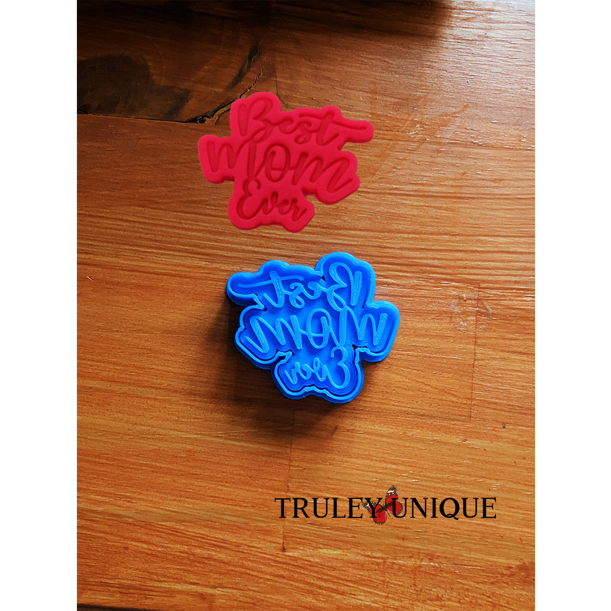 Best Mom Ever Cookie Cutter and Stamp Set