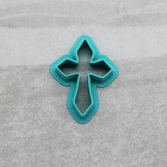 Christian Cross Cookie Cutter - Style A: Idea for Cookies, Ceramics, Pottery, Polymer Clay, Fondant